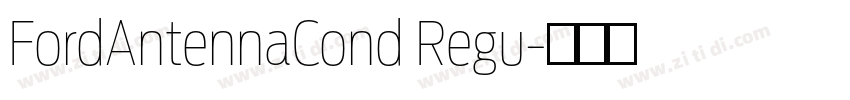 FordAntennaCond Regu字体转换 FordAntennaCond Regu字体转换